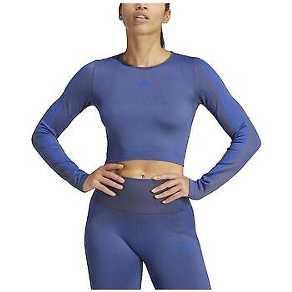 adidas  Langarmshirt T-shirt à manches longues  Knit günstig online kaufen