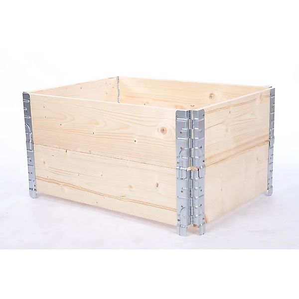 PROREGAL Hochbeetkisten GrowBox 40x60x80 cm 2 Ebenen Holz Imprägniert günstig online kaufen