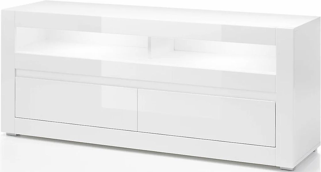 Home affaire Lowboard "Carat" Breite 150 cm, wird mit 2 Leisten geliefert ( günstig online kaufen