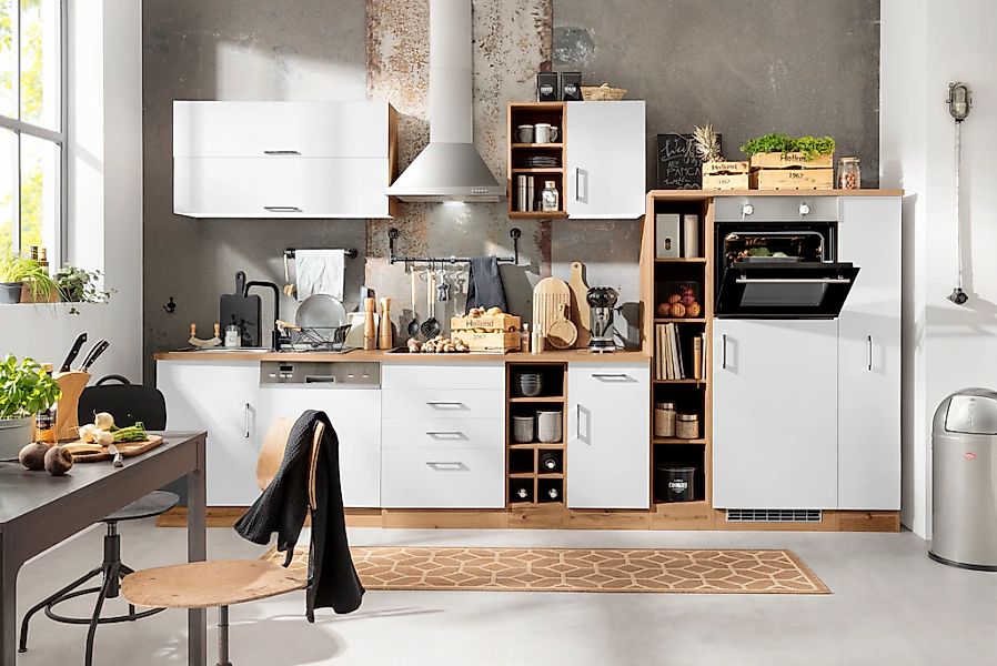 KOCHSTATION Küchenzeile »KS-Colmar«, ohne E-Geräte, Breite 360 cm günstig online kaufen