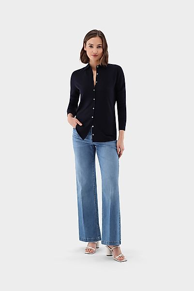 Strick-Bluse aus Merinowolle günstig online kaufen