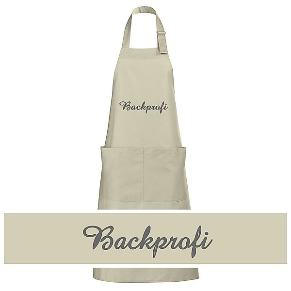 Schnoschi Kochschürze Hochwertige Küchenschürze Backprofi bestickt, günstig online kaufen
