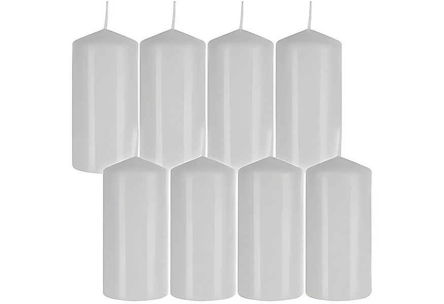ISO TRADE Formkerze Zylinderkerze Kerze Stumpenkerze Set (Spar-Set, 8-tlg., günstig online kaufen
