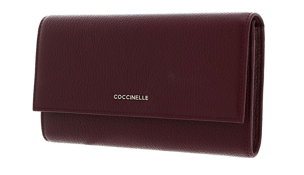 COCCINELLE Geldbörse Metallic Soft, aus echtem Rindsleder günstig online kaufen
