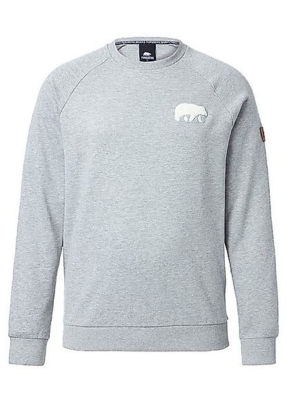 FORSBERG Sweatshirt mit Frottee Logo günstig online kaufen