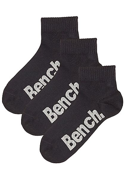 Bench. Kurzsocken, (Packung, 3 Paar), mit bequemen Rippbündchen günstig online kaufen