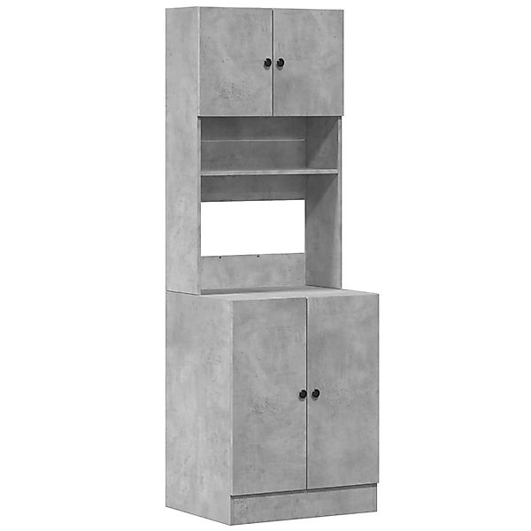 vidaXL Küchenschrank Betongrau 60x50x180 cm Holzwerkstoff 3276640 günstig online kaufen