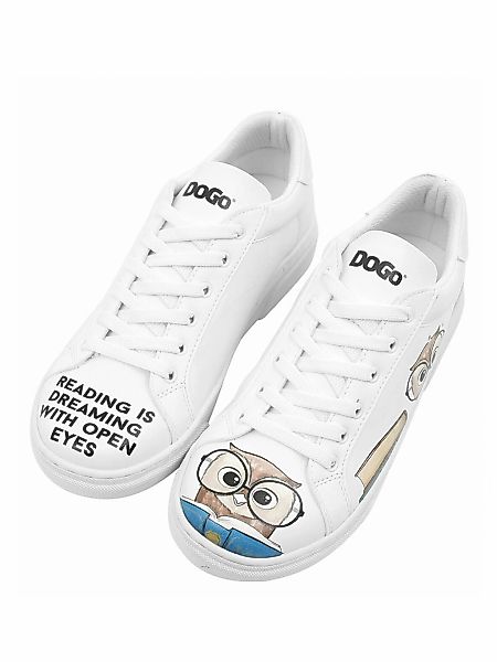 DOGO Sneaker "Ace Low-Top Sneaker The Wise Owl Damen Sneaker" Handgefertigt günstig online kaufen