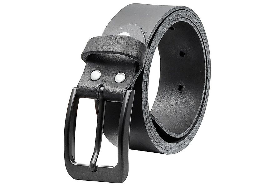 COLOGNEBELT Ledergürtel OM412-SL-Schwarz MADE IN GERMANY, Schwarz Kürzbar, günstig online kaufen