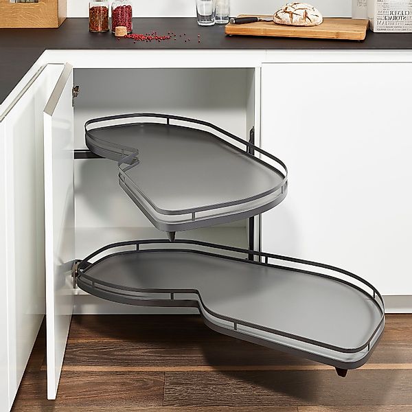 Kesseböhmer Auszugsboden Eckschrank-Schwenkauszug LeMans II anthrazit, günstig online kaufen