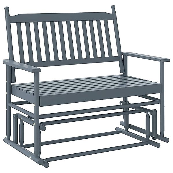 vidaXL Schaukelstuhl Schaukelbank Grau 118x70x104,5 cm günstig online kaufen