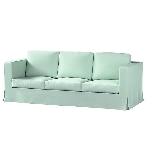 Bezug für Karlanda 3-Sitzer Sofa nicht ausklappbar, lang, pastellblau, Bezu günstig online kaufen