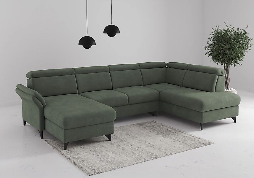 sit&more Wohnlandschaft "Glendale, U-Form" inkl. Kopfteilverstellung,wahlwe günstig online kaufen