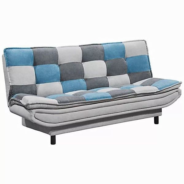 Lomadox Schlafsofa PIRNA-09, mit Bettkasten in 188x118 cm, in der Farbe sil günstig online kaufen