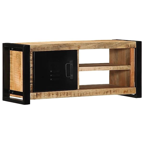 vidaXL TV-Schrank 80x30x35 cm Raues Massivholz Mango 4013591 günstig online kaufen