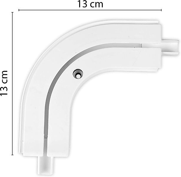 Bestlivings Erker-Innenbogen, 1-läufig, mit Bohren, wird in vorhandene Gard günstig online kaufen