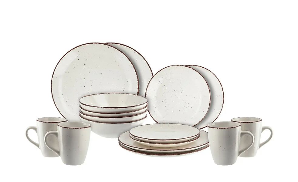 Peill+Putzler Kombiservice  16-teilig  Siena ¦ weiß Geschirr > Geschirrsets günstig online kaufen