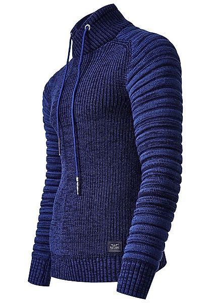 R-NEAL Stehkragenpullover Herren Pullover Grobstrick-Pullover Stehkragen Bi günstig online kaufen