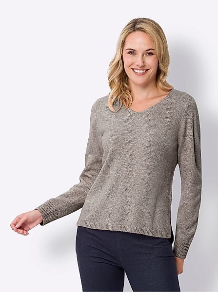 Sieh an! Strickpullover Langarm-Pullover günstig online kaufen
