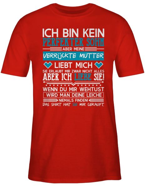 Shirtracer T-Shirt Ich bin kein perfekter günstig online kaufen