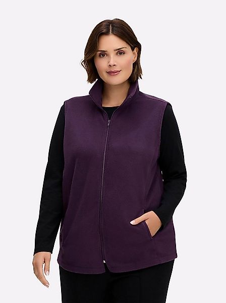 Sieh an! Fleeceweste Fleece-Weste Länge ca. 70 cm günstig online kaufen