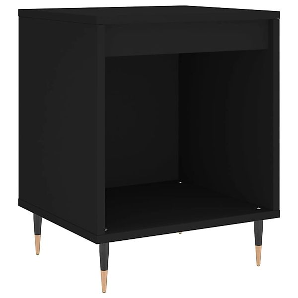 vidaXL Nachttisch Nachttisch Schwarz 40x35x50 cm günstig online kaufen