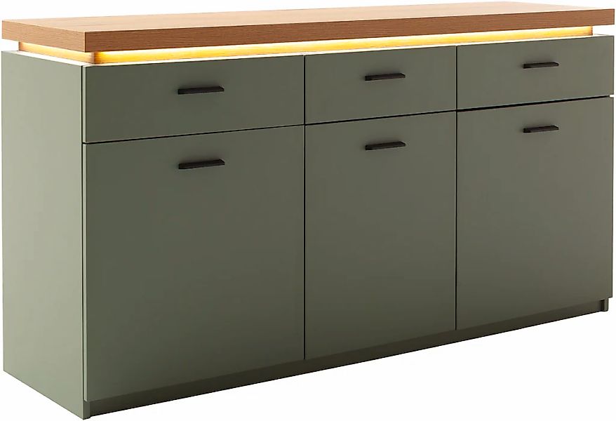 MCA furniture Sideboard "MONIZ Sideboard" 1 Stk. tlg. Kommode,Eiche Salbeig günstig online kaufen