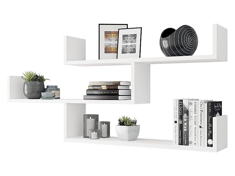 MIRJAN24 Wandregal Trio 003, 119x18x55 cm, mit Haken zum Aufhängen günstig online kaufen