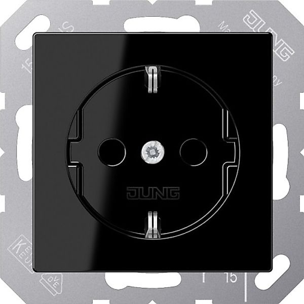 Jung SCHUKO Steckdose 16 A 250 V, schwarz 1521 BF SW - A1521BFSW günstig online kaufen