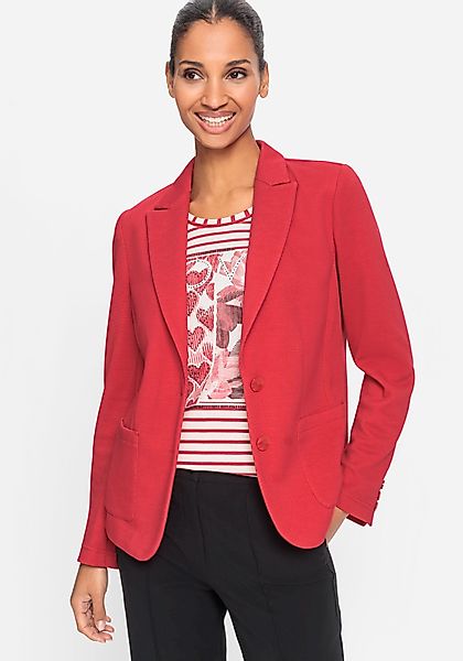 Olsen Jerseyblazer mit aufgesetzten Taschen günstig online kaufen