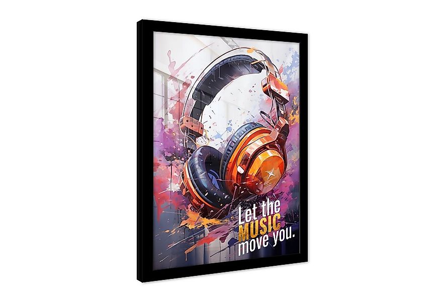 Wallarena Poster Musik Modern Kinderzimmer Bilder Kunstdruck Wandbild XXL, günstig online kaufen