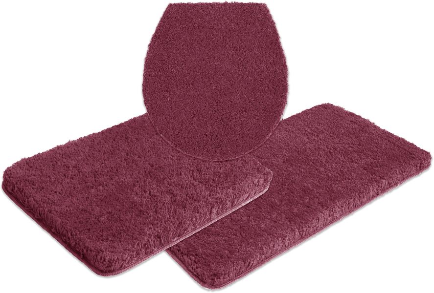 my home Badematte "Sanremo, Badvorleger, Badezimmer Teppich, sehr weich" Hö günstig online kaufen