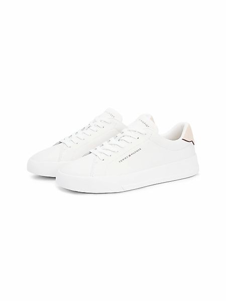 Tommy Hilfiger Sneaker "TH COURT LTH DETAIL ESS", Freizeitschuh, Halbschuh, günstig online kaufen