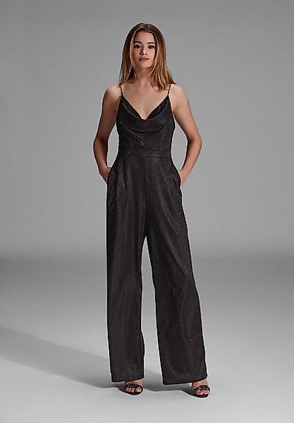 Hey Kyla Jumpsuit - Jumpsuit mit Schimmereffekt Oberteil in figurbetonter P günstig online kaufen