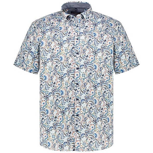 CASA MODA Freizeithemd mit Allover-Print Farbe blau Größe: 6XL günstig online kaufen