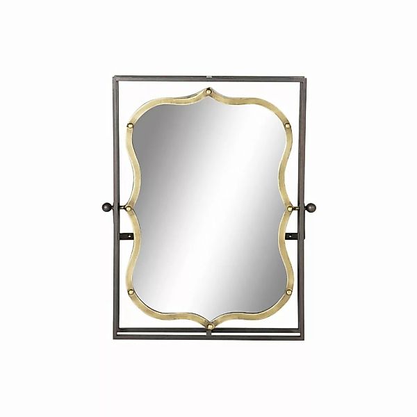 Wandspiegel Dkd Home Decor Schwarz Metall Golden (51.5 X 12 X 65 Cm) günstig online kaufen