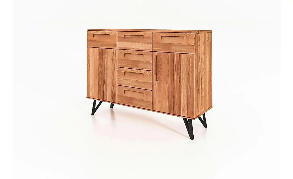 Highboard  Karl ¦ holzfarben ¦ Maße (cm): B: 136 H: 100 Kommoden & Sideboar günstig online kaufen