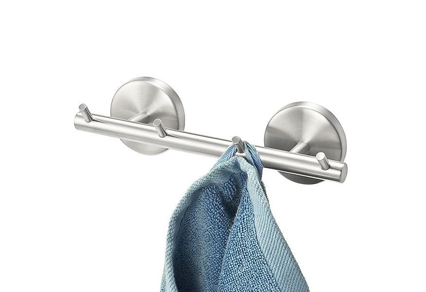 bremermann Handtuchhaken Bad-Serie PIAZZA - Hakenleiste 4 Haken, Edelstahl günstig online kaufen
