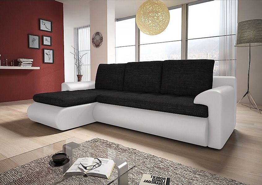 Sofnet Ecksofa Santi, mit Schlaffunktion und Bettkasten, L-Form Couch, Schl günstig online kaufen