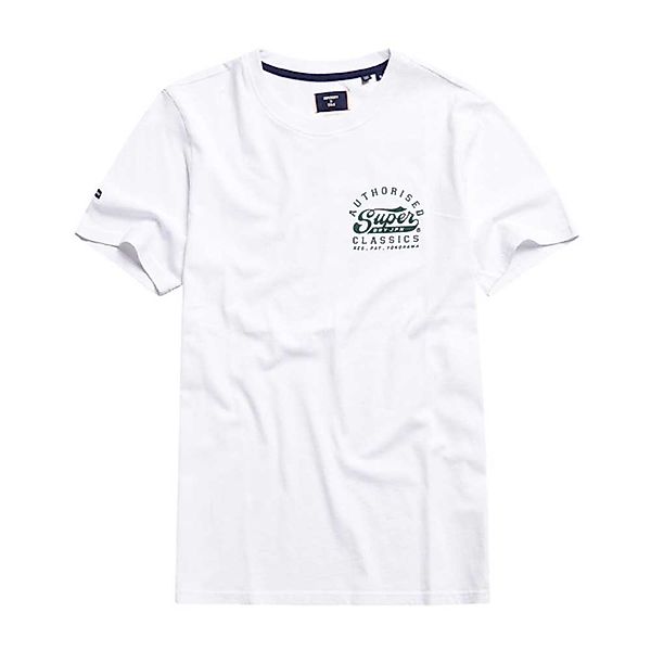 Superdry Script Style Col Kurzarm T-shirt M Optic günstig online kaufen