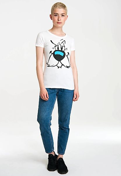 LOGOSHIRT T-Shirt "Idefix - Faces - Asterix", mit Retro-Print günstig online kaufen