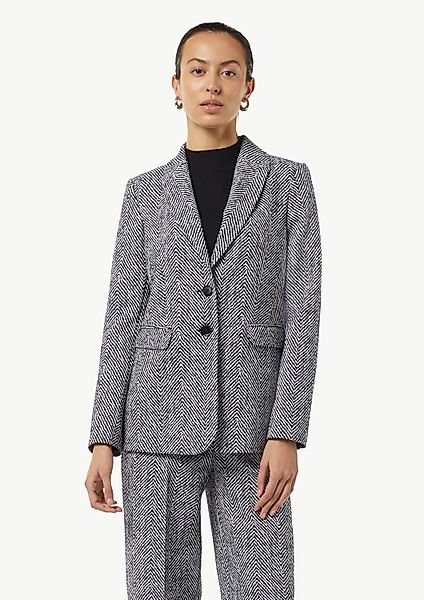 comma Jackenblazer Indoor-Blazer Antaillierter Blazer aus günstig online kaufen