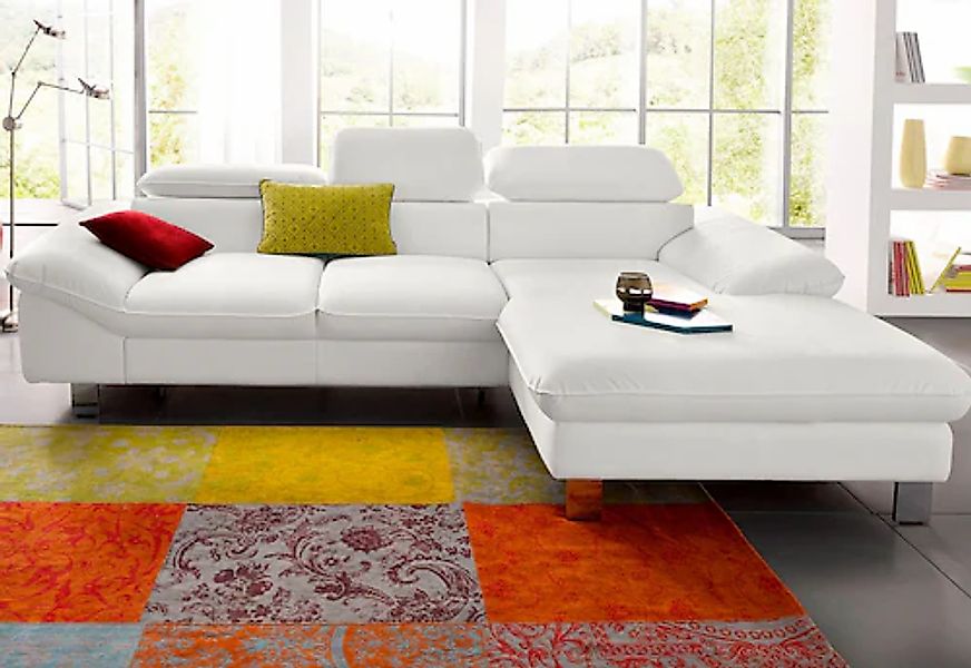 COTTA Ecksofa »Driver L-Form« mit Kopfteilverstellung, wahlweise mit Bettfu günstig online kaufen