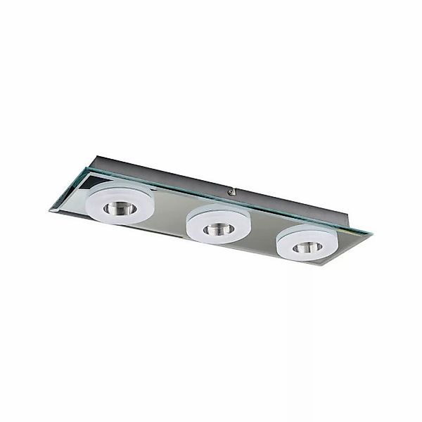 SPOT Light Deckenleuchte 9030328 Chrom klar Metall Glas B/H/L: ca. 45x5x13 günstig online kaufen