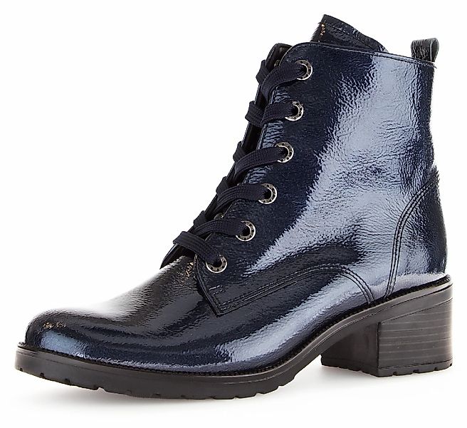 Gabor Tunis Schnürstiefelette, Blockabsatz, Schnürboots, Komfortschuh mit A günstig online kaufen
