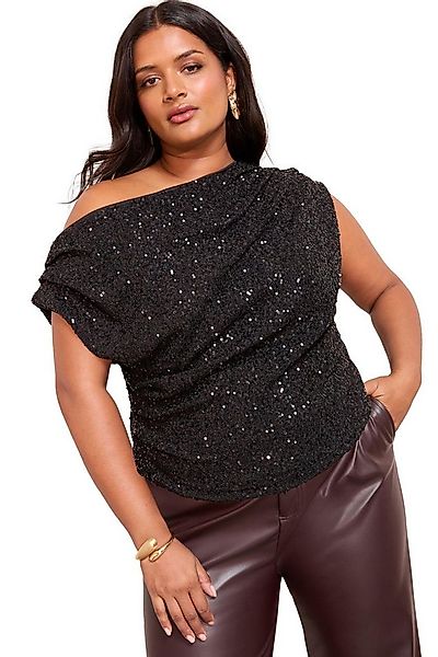 Friends Like These Paillettenshirt Friends Like These Asymmetrisches Top, C günstig online kaufen