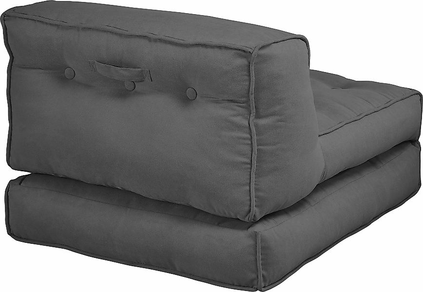 INOSIGN Sessel "Pia", Loungesessel in 2 Größen, mit Schlaffunktion und Pouf günstig online kaufen