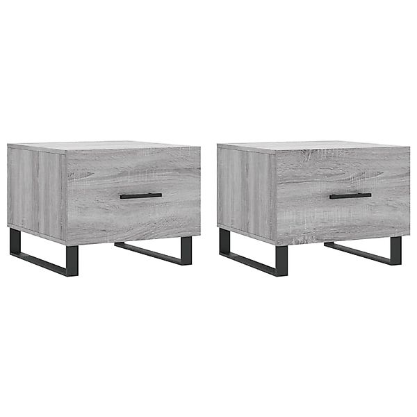 vidaXL Couchtisch Couchtische 2 Stk. Grau günstig online kaufen