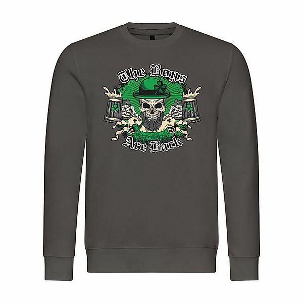 deinshirt Rundhalspullover Herren Pullover The Boys are back Mit Print Moti günstig online kaufen