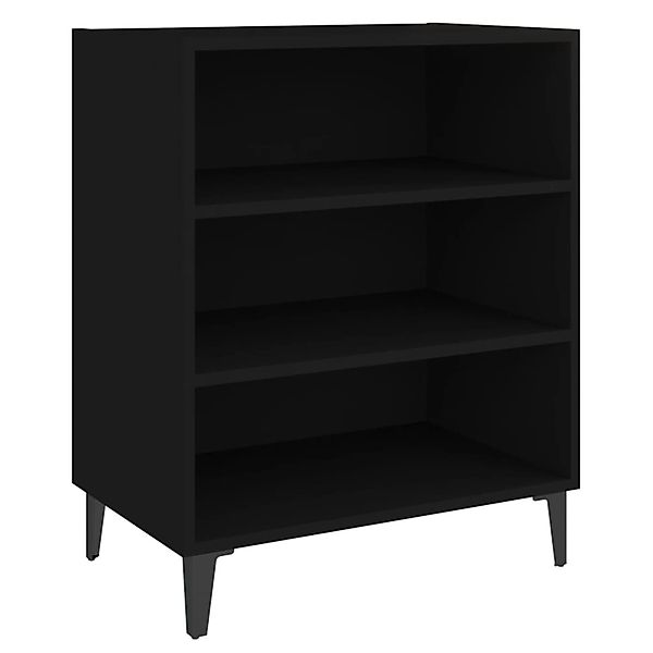 vidaXL Sideboard Schwarz 57x35x70 cm Holzwerkstoff 806059 günstig online kaufen